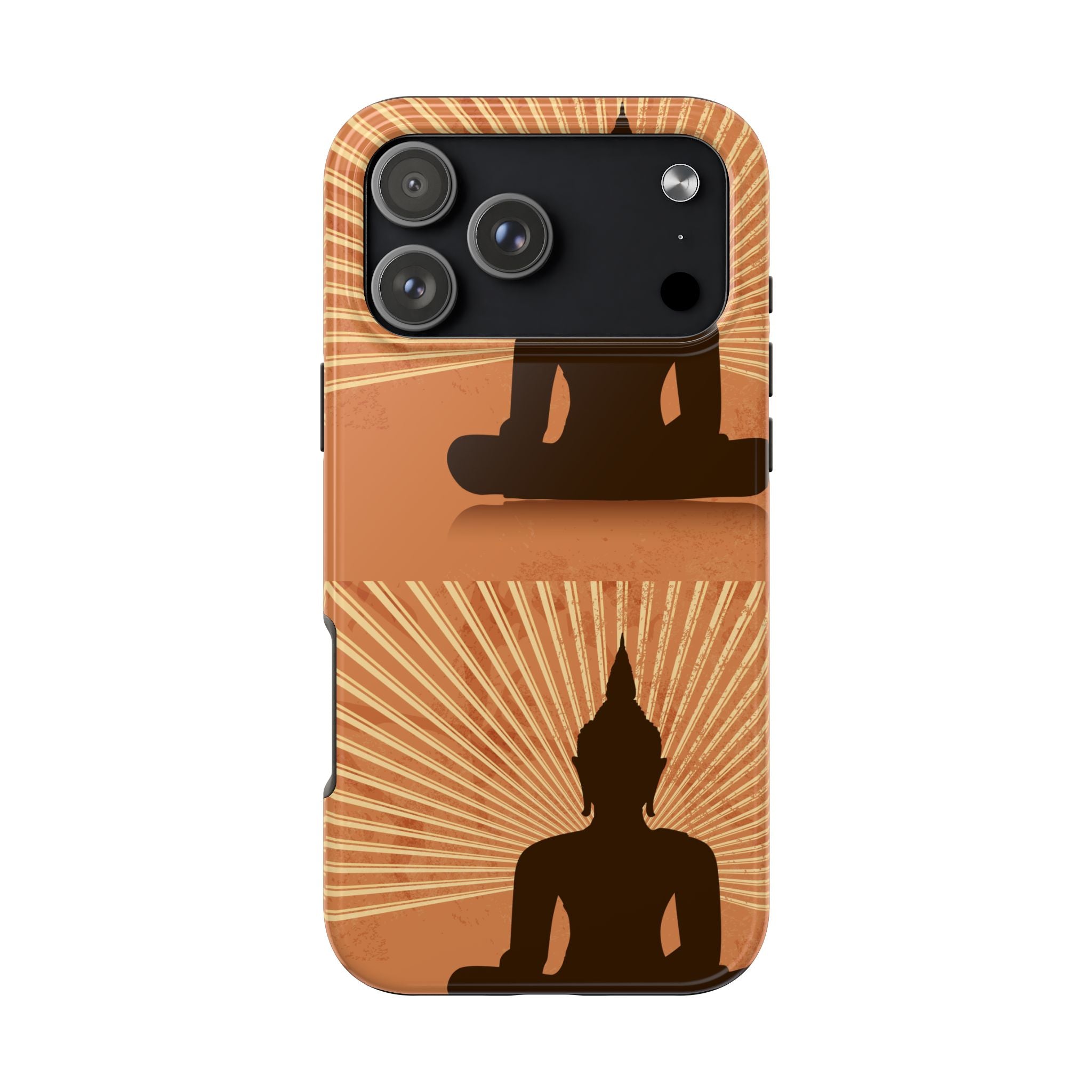 Buddha Inspired Tough Phone Case, Spiritual Protection Cover, Meditation Gift, Zen Design, Durable Phone Accessory