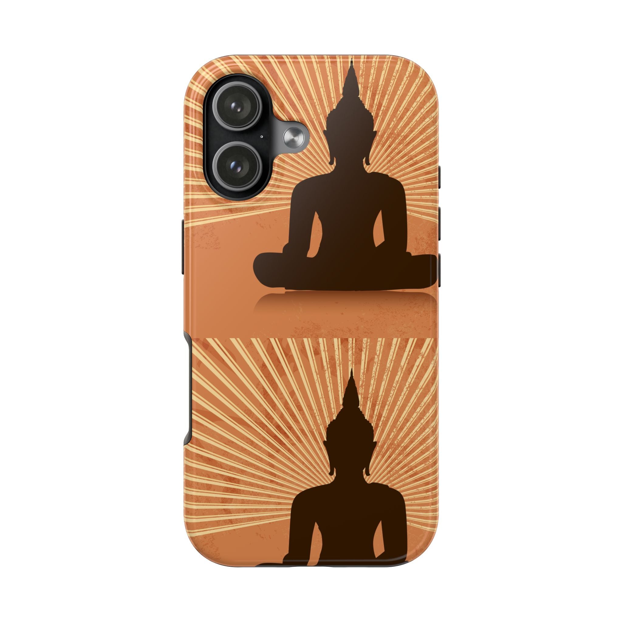 Buddha Inspired Tough Phone Case, Spiritual Protection Cover, Meditation Gift, Zen Design, Durable Phone Accessory