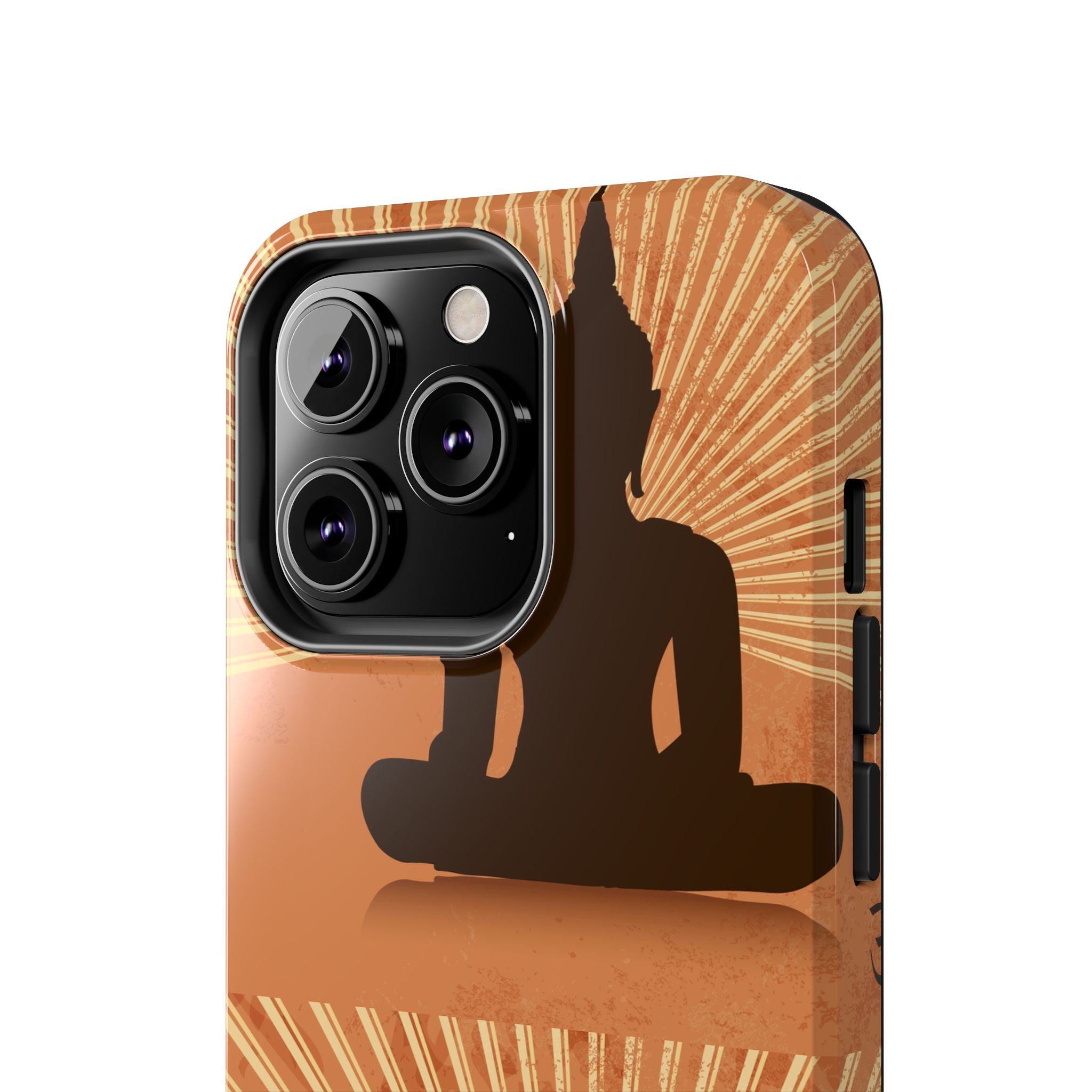 Buddha Inspired Tough Phone Case, Spiritual Protection Cover, Meditation Gift, Zen Design, Durable Phone Accessory